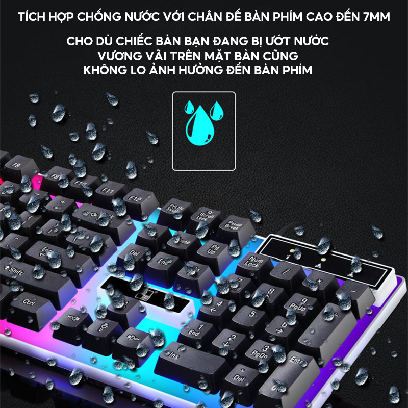 Bộ Bàn Phím Gaming Kèm Chuột Có Dây Set Bộ Giá Rẻ Ship Ngay Trong 2 Giờ Dùng Cho Pc Laptop