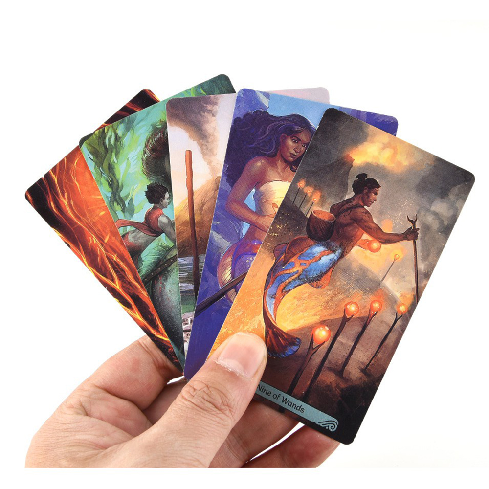 Bộ Bài Mermaid Tarot 78 Lá Bài Tặng Đá Thanh Tẩy