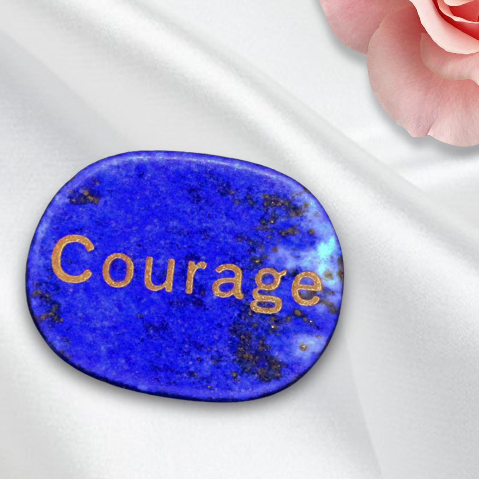 Tumbled Stones Tumbling Rock, Engraved Letters ,Collectible ,Arrangement Decoration DIY Gifts Tumble Rock Stones Figurines for Car