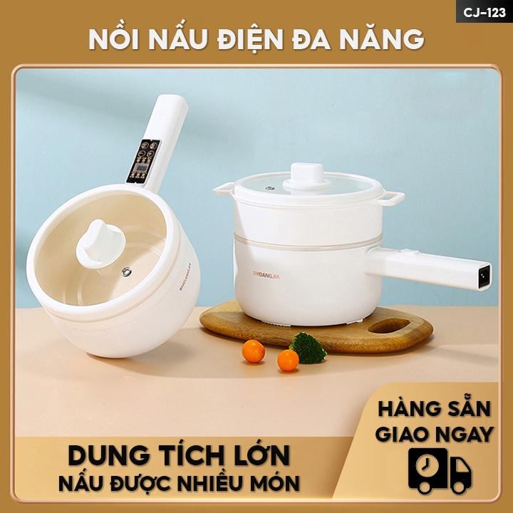 Nồi Điện Đa Năng Nấu Mì Tiện Lợi Nhỏ Gọn Dung Tích 1.6 Lít Nồi Điện Tử Giá Rẻ CJ-123