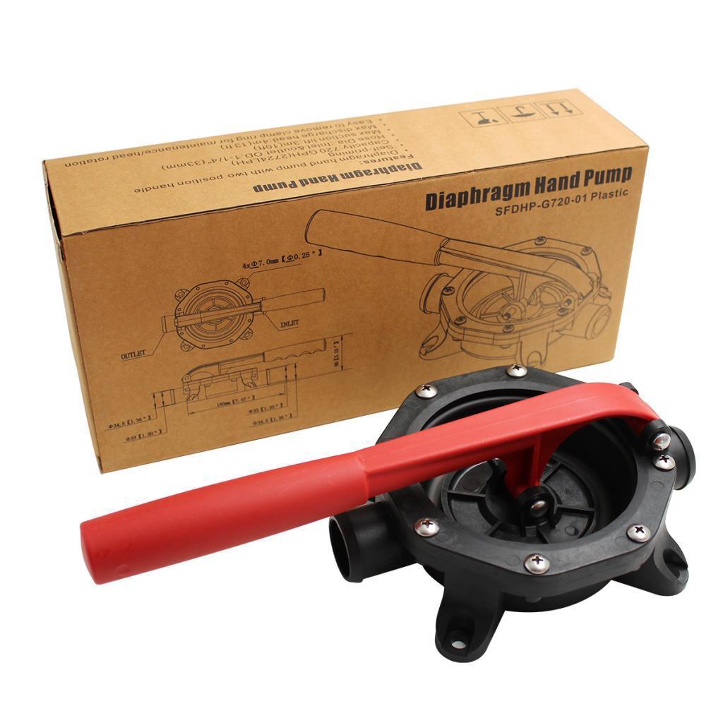 720 GPH Boat Marine Manual Diaphragm Hand Bilge Water Pump