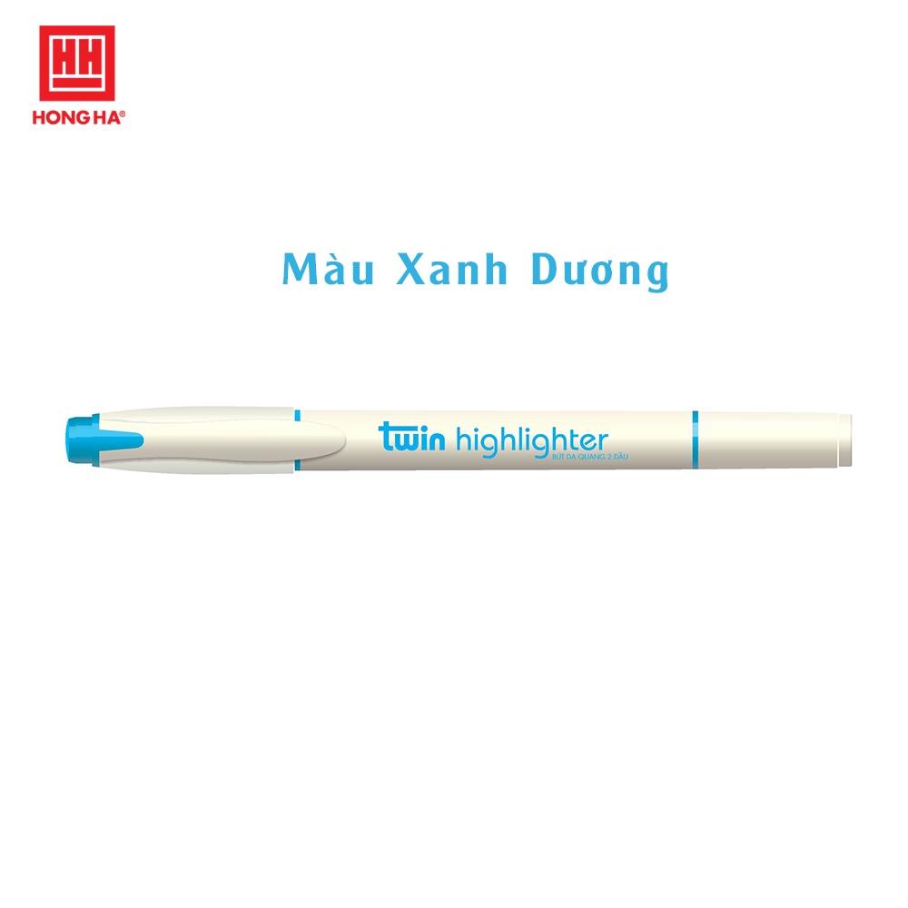 Bút dạ quang nhỏ 2 đầu Hồng Hà TF-HL02 - 6690