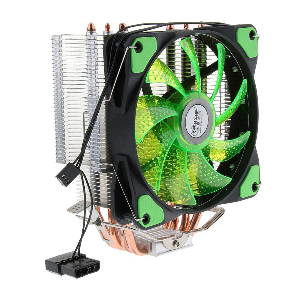 12cm Computer Case CPU Cooling Fan LED PWM Temp for