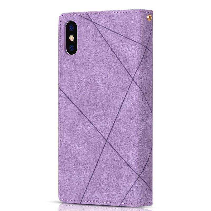 Ốp điện thoại da nắp lật dạng ví có khóa kéo đa năng cho iPhone 6 Plus 6S Plus 7 Plus iPhone 8 Plus X XR XS Max SE