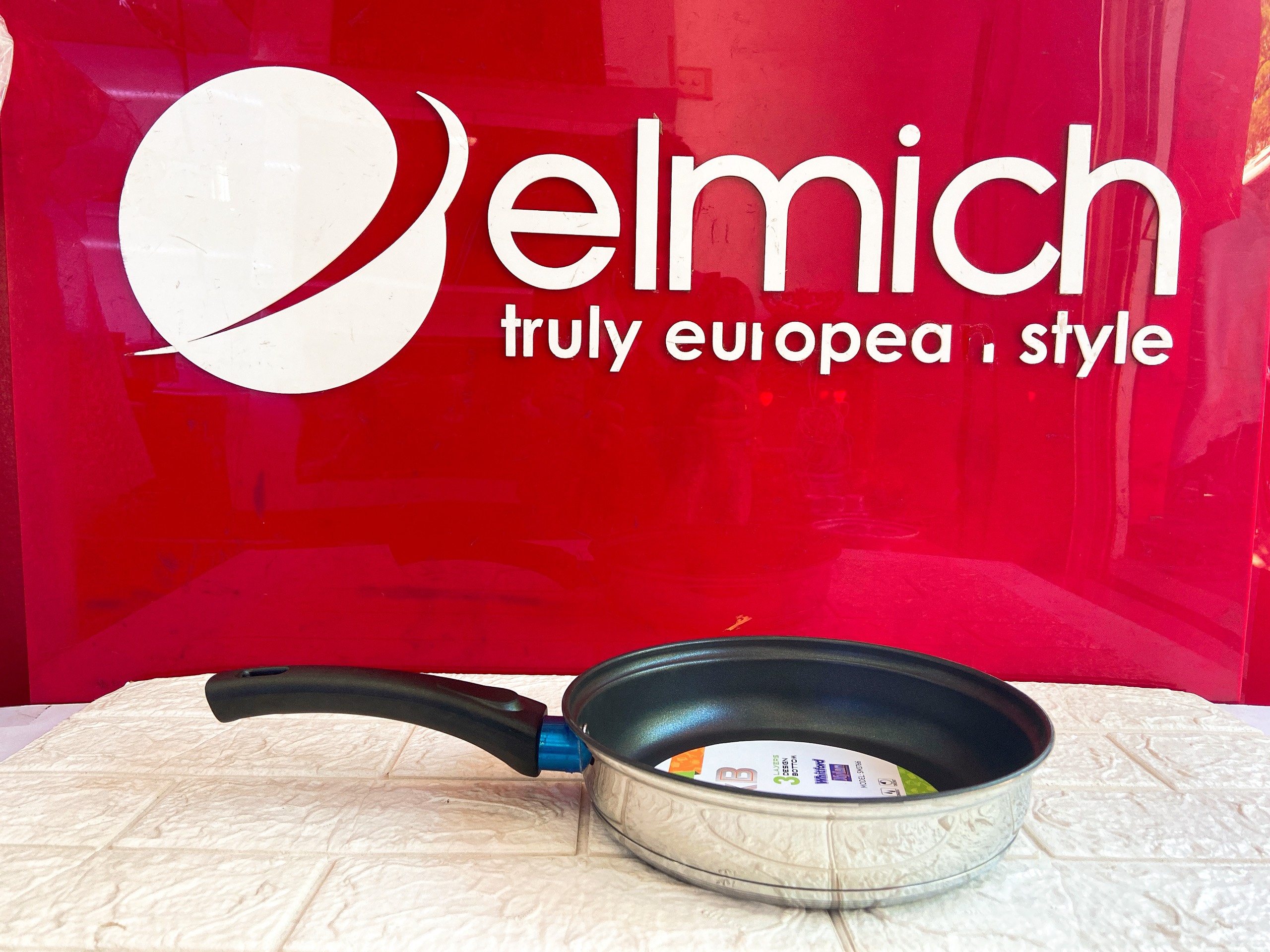 CHẢO INOX CHỐNG DÍNH ELMICH SMARTCOOK 3 ĐÁY MAX B 24CM