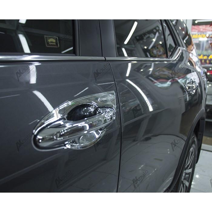 Bộ ốp tay nắm, ốp hõm cửa xe Toyota Fortuner 2017-2019