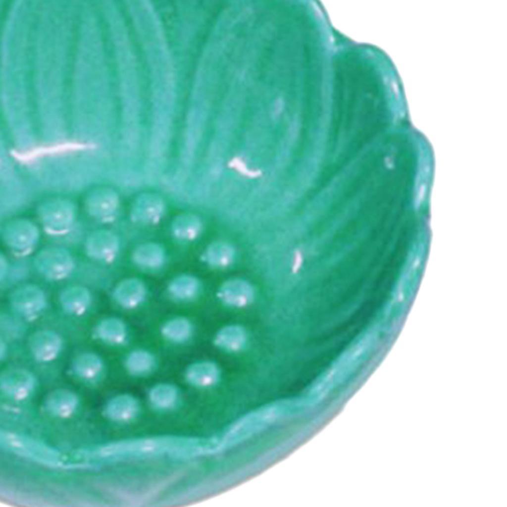 2 Pcs Replacement Ceramic Dish for Lamp Tart Oil Warmer Round 3.7" Blue