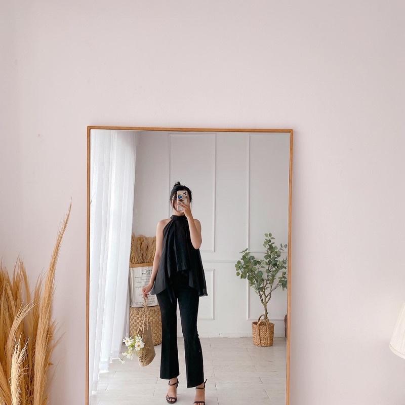 Quần ống hơi loe bass trousers