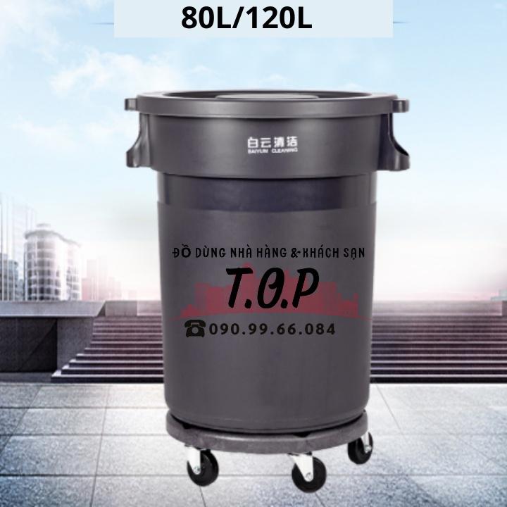 Thùng rác nhà bếp chuyên dụng 80L/120L