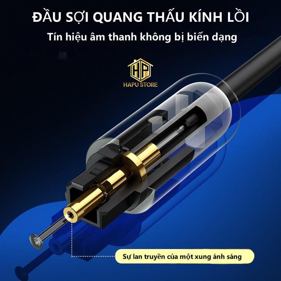 Cáp âm thanh chuẩn quang, optical, toslink chính hãng Ugreen AV122 - Hàng Chính Hãng