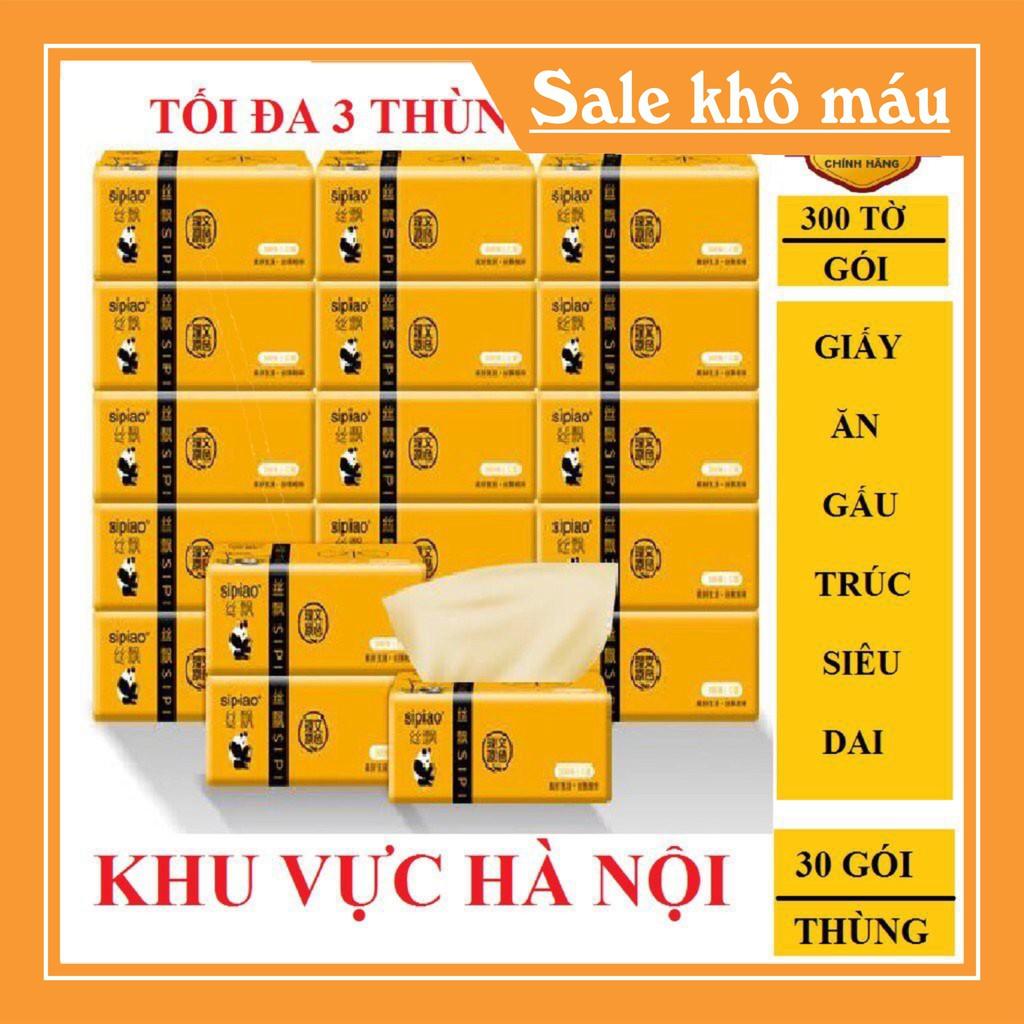 THÙNG 30 GÓI GIẤY ĂN GẤU TRÚC SIPIAO