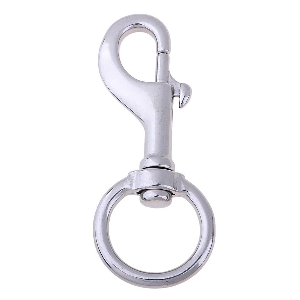 5X Swivel Eye Bolt Snap Hook 120mm Dog Leash Swivel Clip 316 Stainless Steel