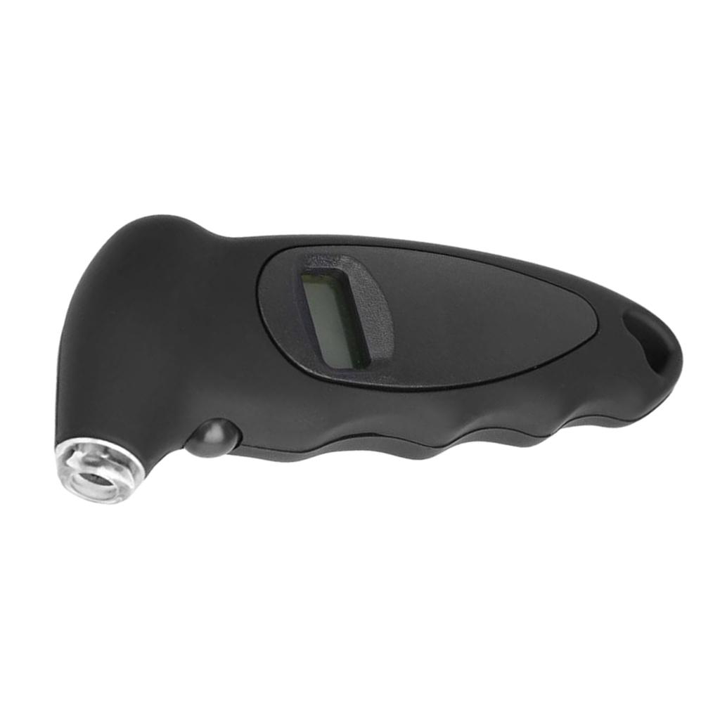 High Precision Electronic Digital Display Tire Pressure Monitor Black