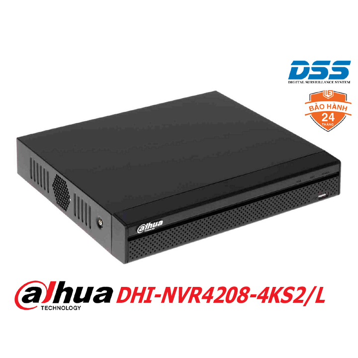 Đầu ghi hình camera 8 kênh IP DAHUA DHI-NVR4208-4KS2/L hàng chính hãng DSS Việt Nam