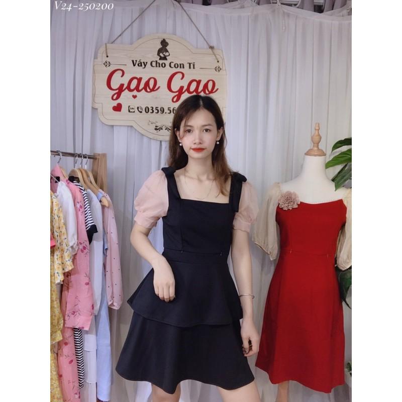 V24 Váy umi nơ vai cho con búẢNH THẬT SH CHỤP