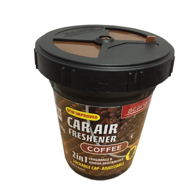 Sáp thơm ôtô Acana Chông say xe Hương Dữa Hương caffe