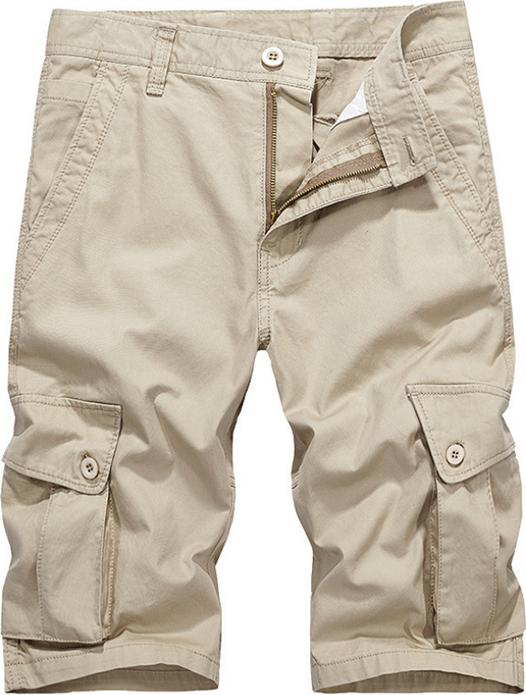 Men's Cotton Fashion Cargo Shorts Thin Summer Pants