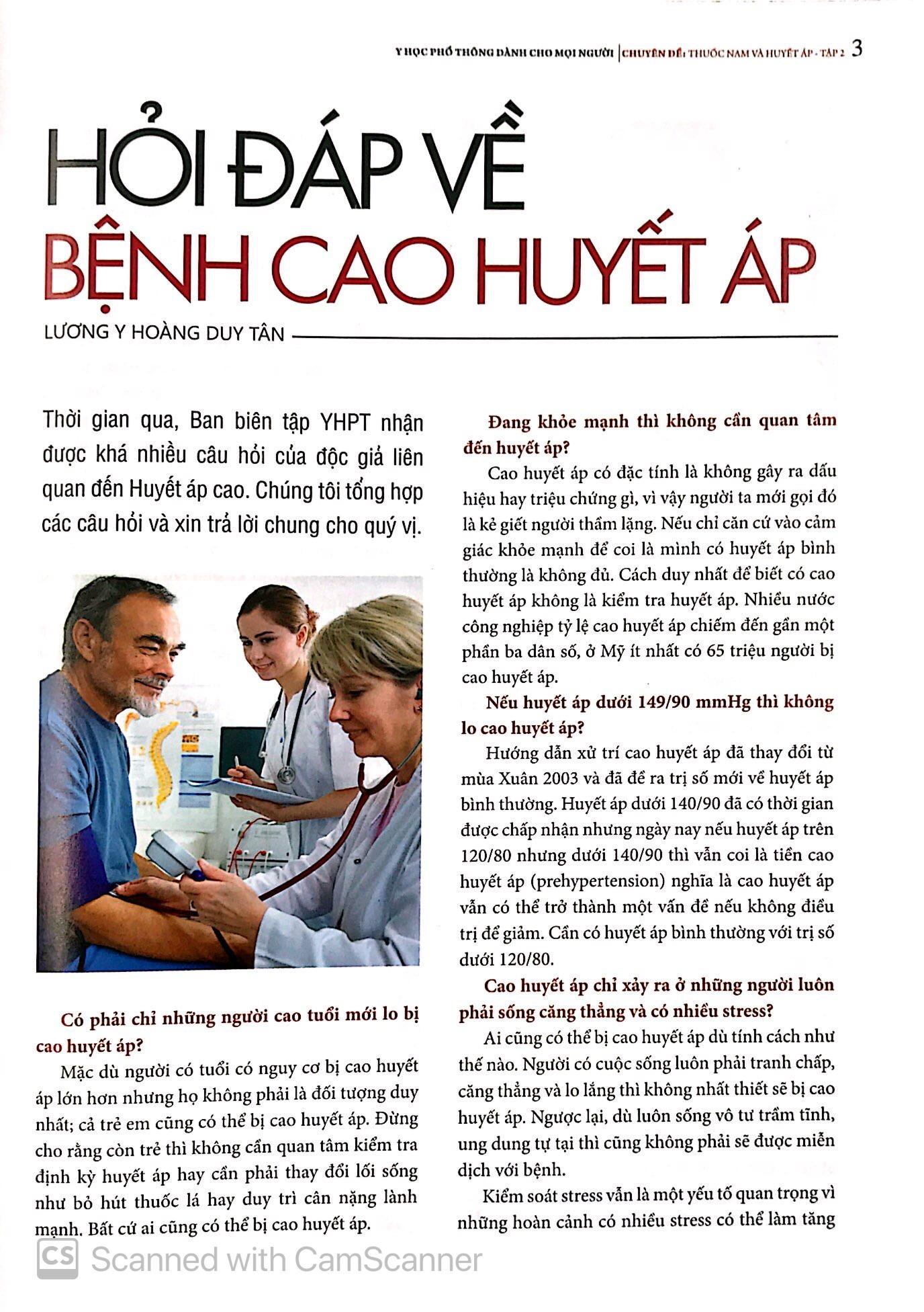 Y Học Phổ Thông - Thuốc Nam Và Huyết Áp (Tập 2)