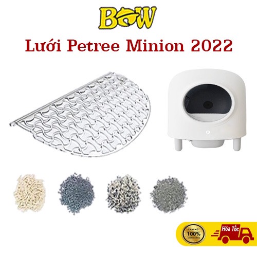 Tấm Chắn Lưới Xả Bỏ Cát Cũ Tự Động Cho Máy Dọn Phân Mèo Vệ Sinh Petree Minion