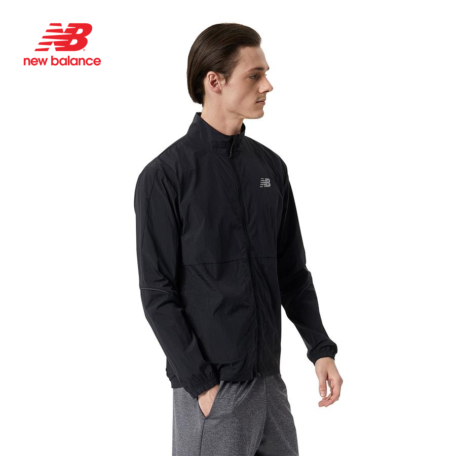 Áo khoác thể thao nam New Balance RUNNING JACKET M BLACK - AMJ21264BK
