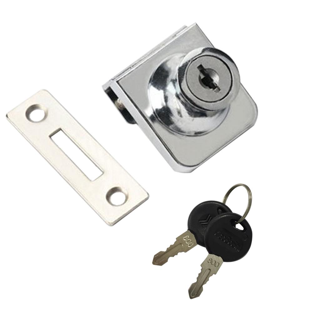 Ổ Khóa Cửa Tủ Kính Kèm Chìa Khóa Tiện Lợi