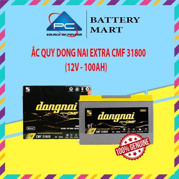 Ắc Quy Dong Nai EXTRA CMF 31-800/31S-800 12V 100Ah