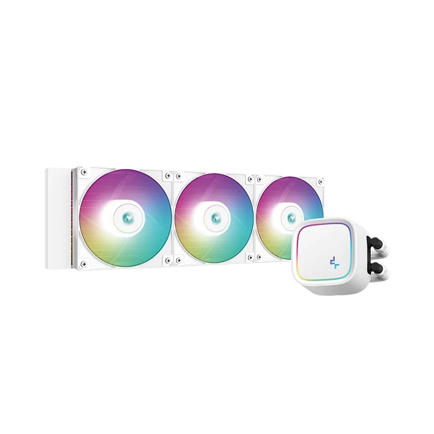 Tản Nhiệt Nước AIO Deepcool LE720 WH [TRẮNG] 3 FAN LED ARGB - Hàng chính hãng Viễn Sơn phân phối