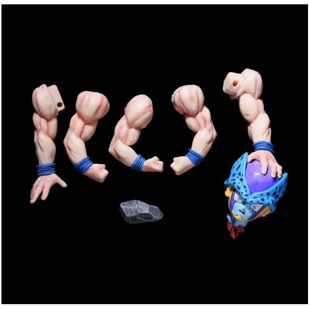 Mô hình Gohan saiyan tóc vàng áo choàng có Led - Dragon ball