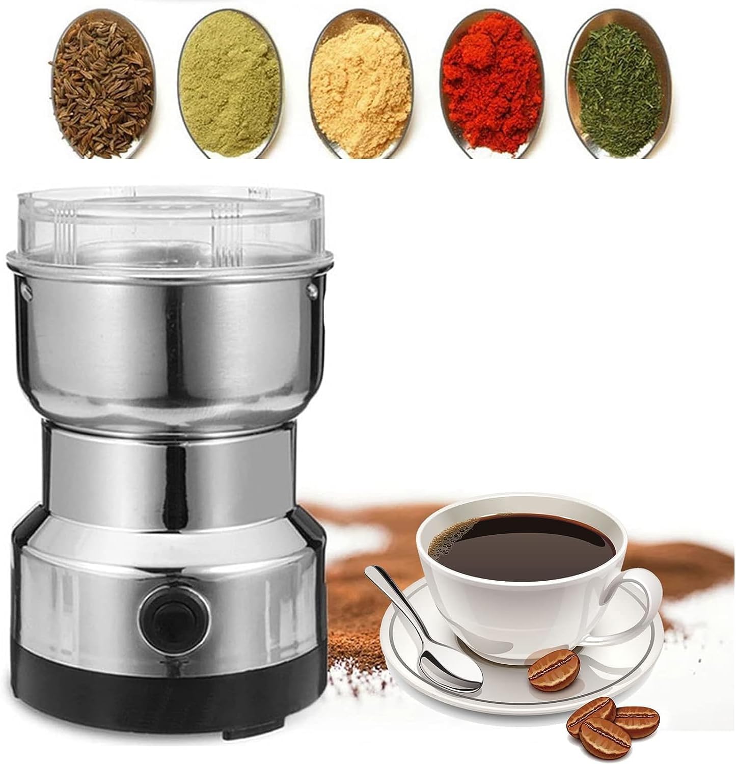 Máy Xay Bột Khô, Gia Vị Tiêu Ớt Tỏi Goldfruit Grinder 150W