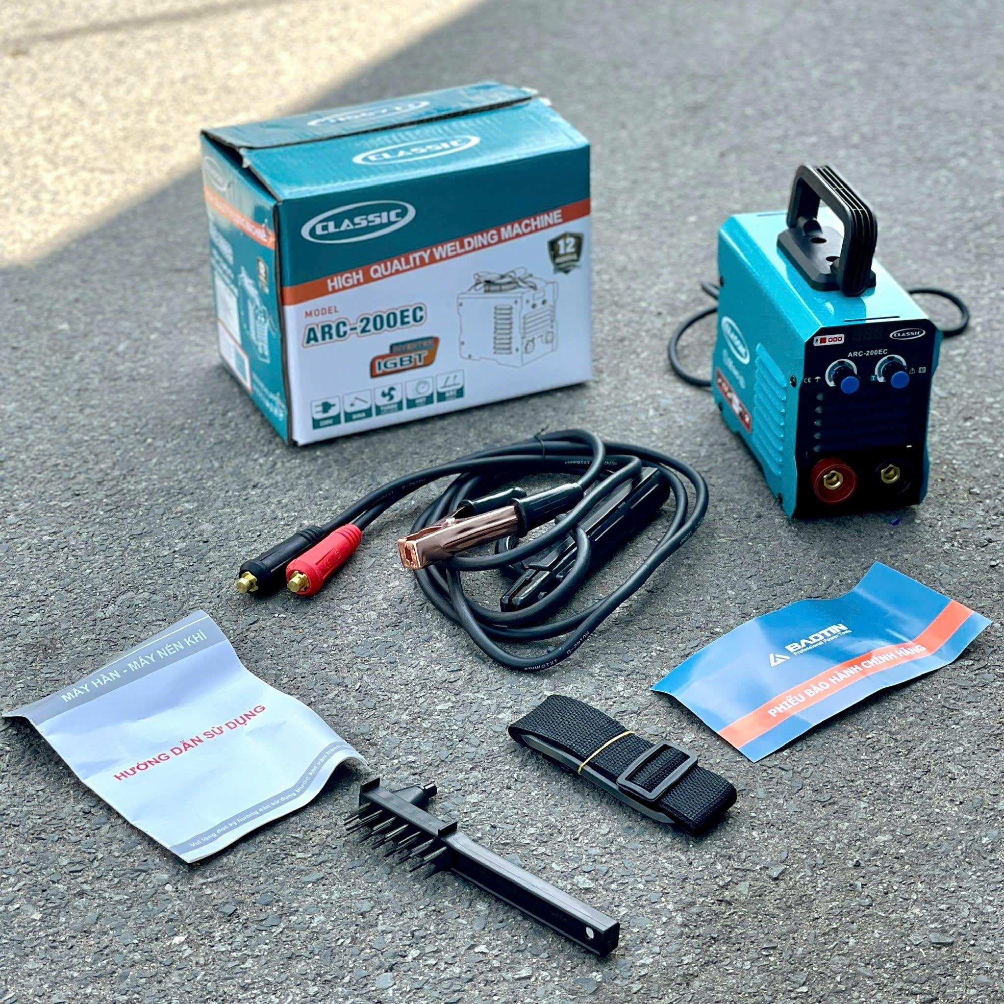 MÁY HÀN QUE 2.5MM 200A CLASSIC ARC-200ER- HÀNG CHÍNH HÃNG