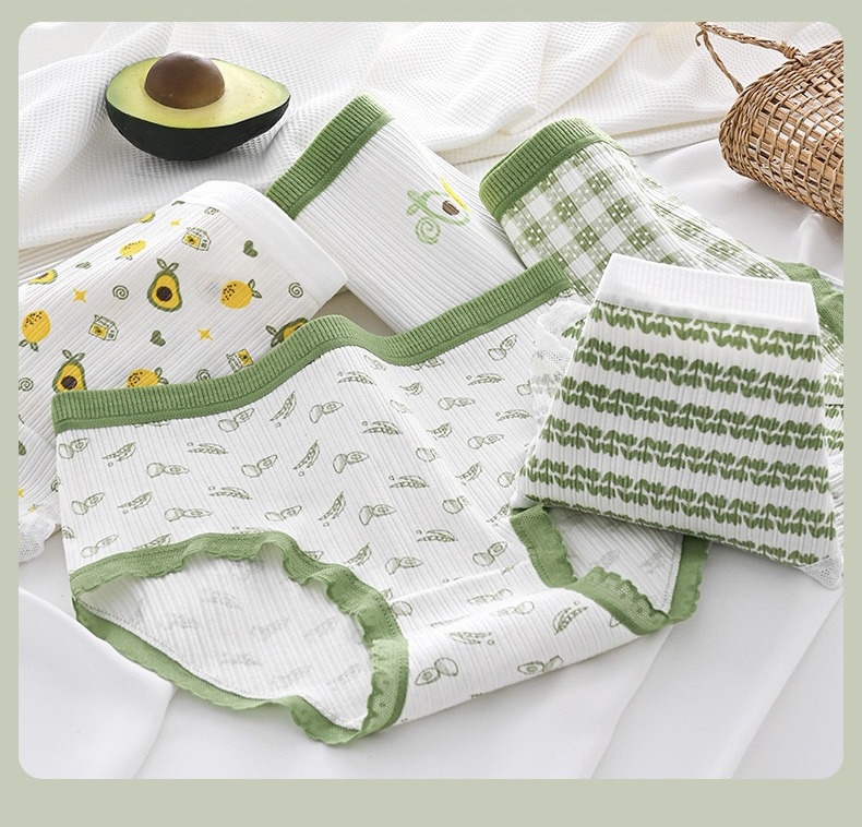 SET 5 QUẦN LÓT BƠ DỄ THƯƠNG TỪ 40-60KG DÀNH CHO NỮ
