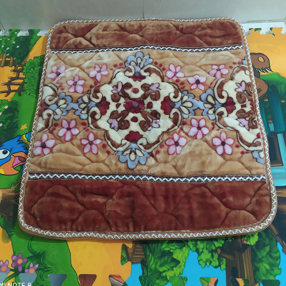 Thảm ngồi lông nhung tuyết dày 2cm, kt 54cm x 54cm