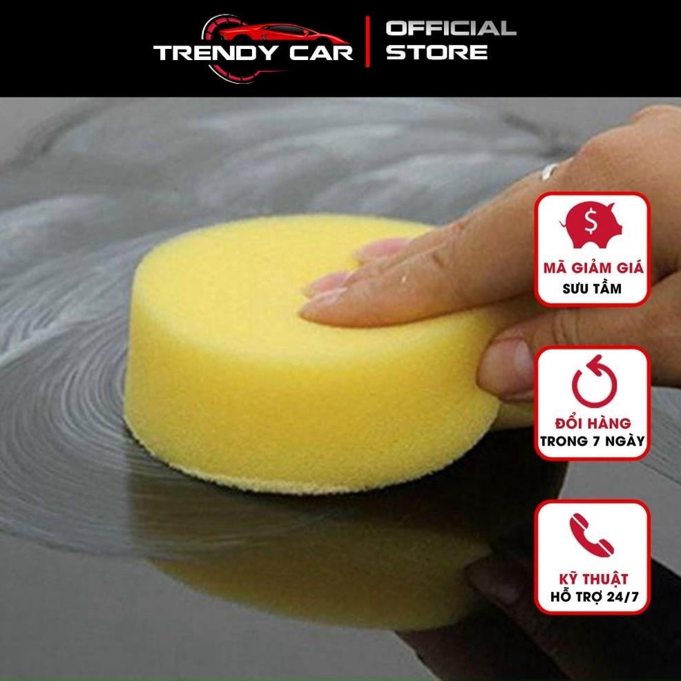 Mút bọt biển tròn thoa sáp, thoa wax, phủ nano, đánh bóng, vệ sinh ô tô