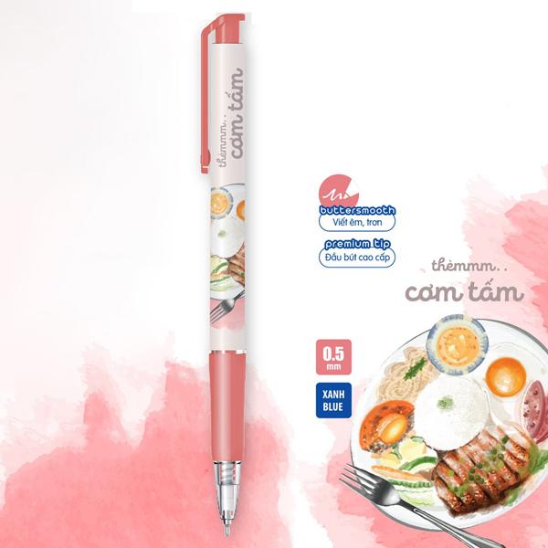 Hộp 20 Bút Gel Buttersmooth B 0.5 mm - Thiên Long GELB-033 - Mực Xanh - Cơm Tấm