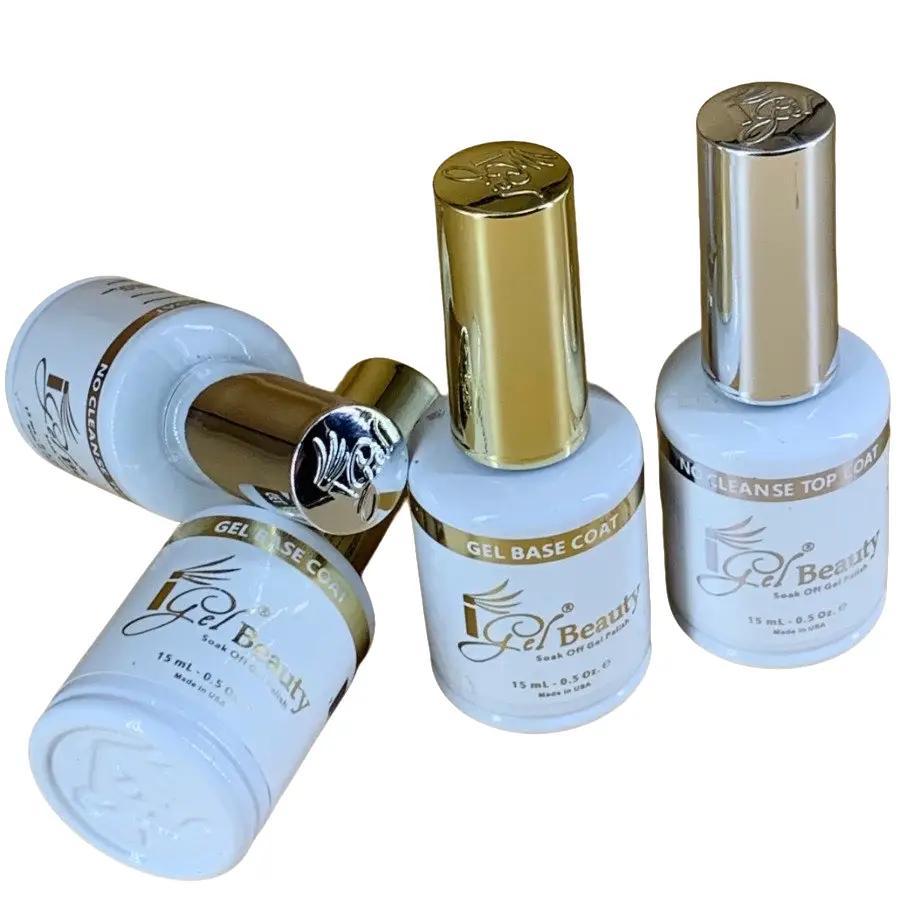 Base Top Igel Siêu Bền Bóng Nhập Khẩu Mỹ Cao Cấp 15ml, Sơn Liên Kết Gel Igel Beauty Nhanh Khô, Không Hại Móng, Đi Sơn Mượt Dễ Kéo Nữ Women