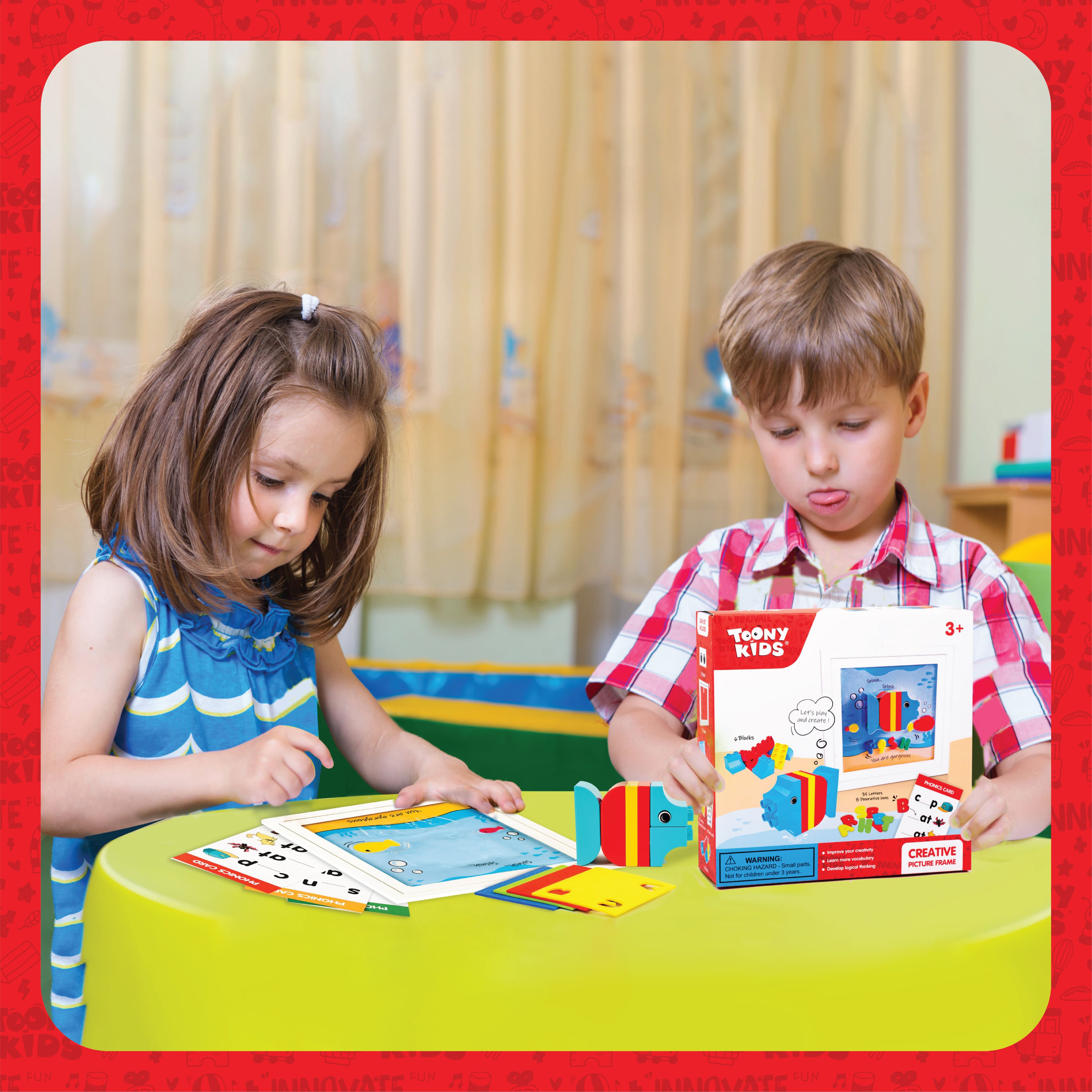 Đồ Chơi Bộ Lắp Ráp Khung Tranh Cá TOONYKIDS - Đồ Chơi Thông Minh Cho Bé - Creative Picture Farme TN00522