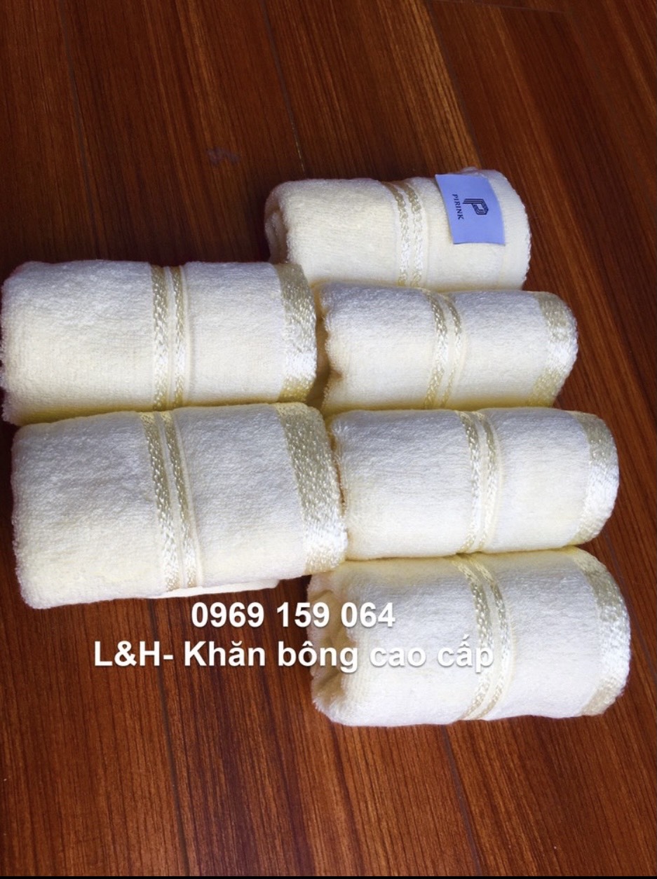 Loại đẹp] Khăn mặt cao cấp sợi sồi, cotton 30 * 50 cm