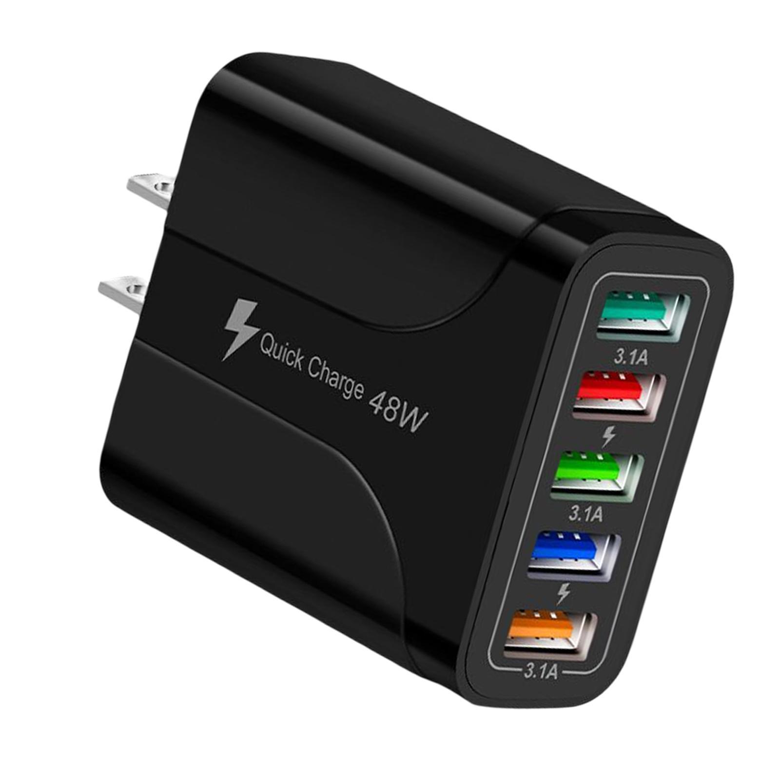 Wall Charger Adapter Quick Charge USB Multiport Charger for Smartphones