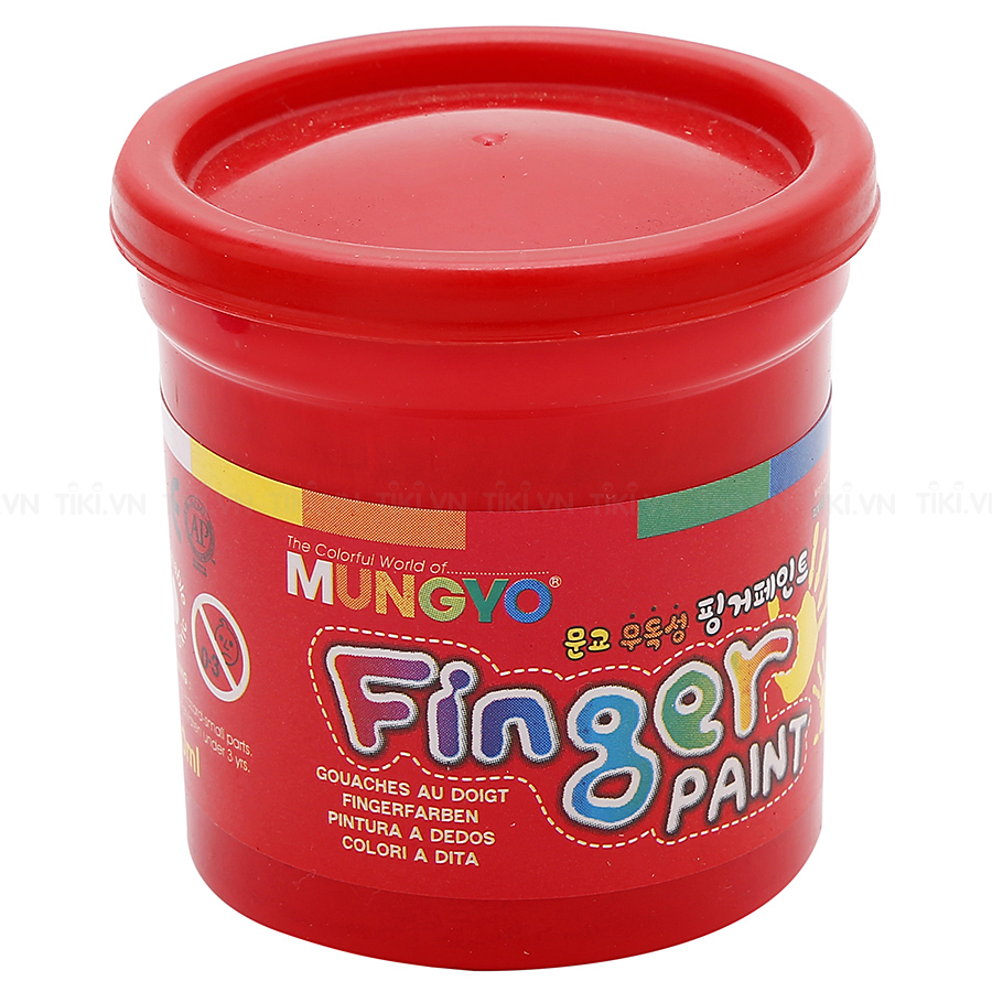 Hộp 6 Màu Vẽ Bằng Tay Finger Paint Mungyo MFP-6AJ