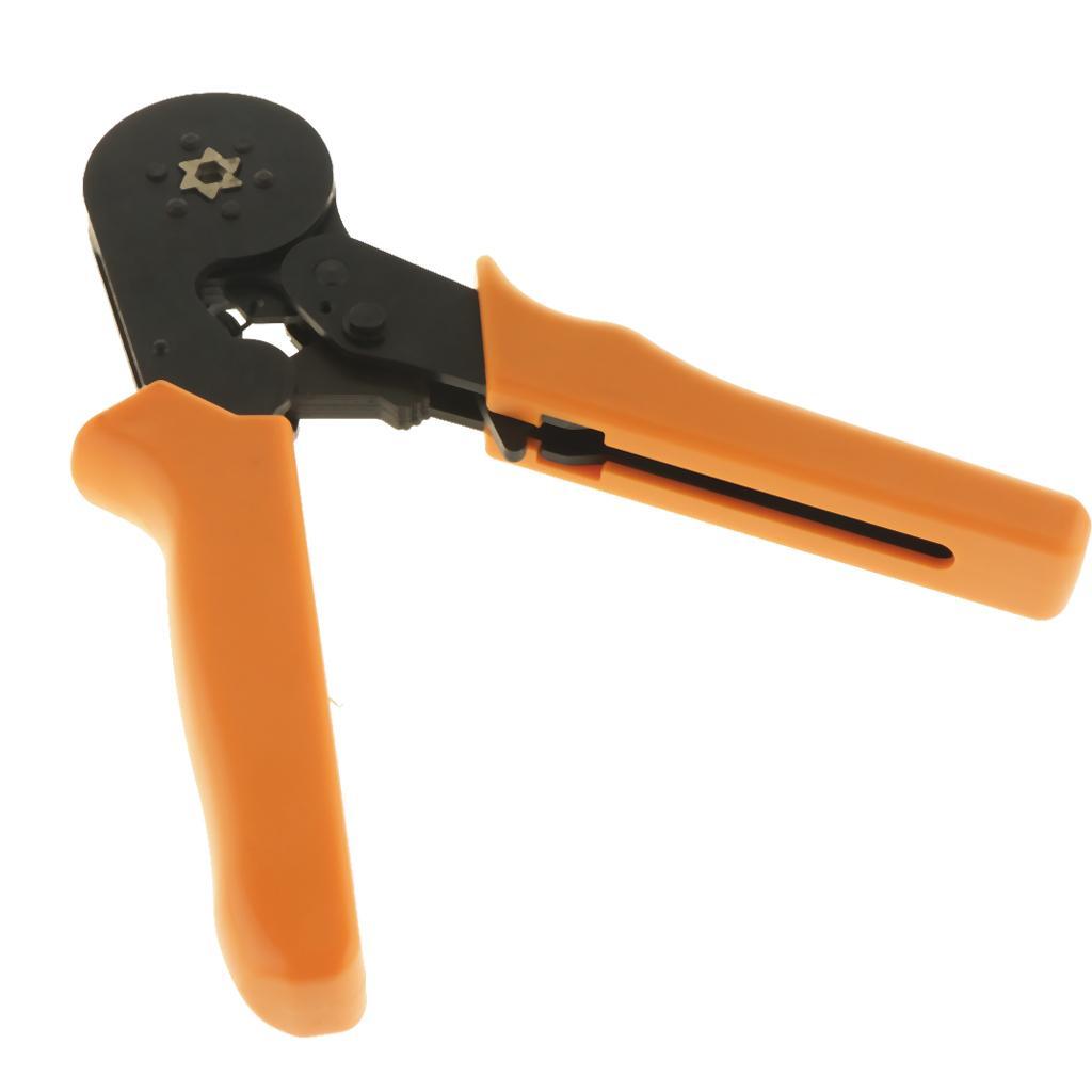 Ratcheting Wire Terminal Crimper For Gage Wire Ends Ferrules D AWG23-10, providing you with easy operation and sturdy crimping