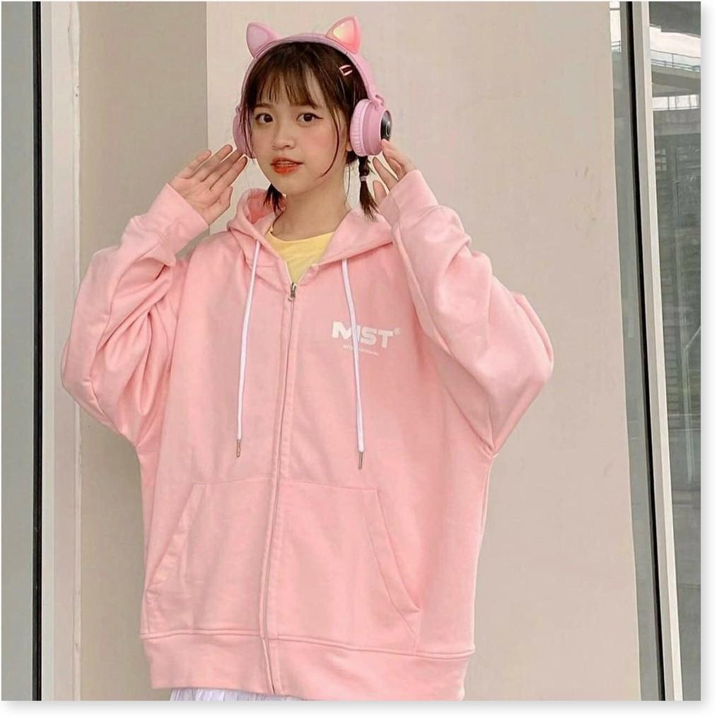 ÁO KHOÁC NỈ CÓ DÂY KÉO,MÀU SẮC XINH XẮN,HỌA TIẾT TRƠN NHƯNG KHÔNG KÉM PHẦN SANG TRỌNG HQ FASHION 88