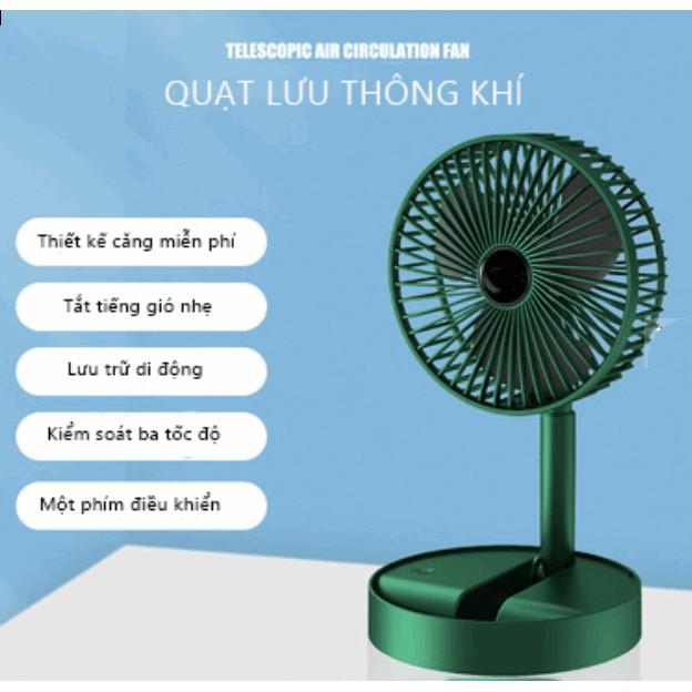 Quạt tích điện Xếp gọn siêu mát SUPERGREEN cao cấp