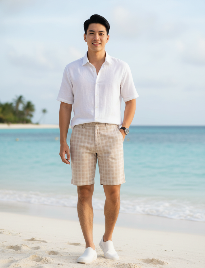 Quần short Kaki Khatoco (30-37) sale 290k ( giá tem 378k)