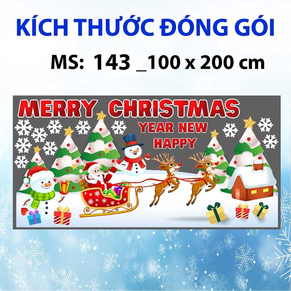 DECAL TRANG TRÍ GIÁNG SINH 2023 COMBO SỐ 36