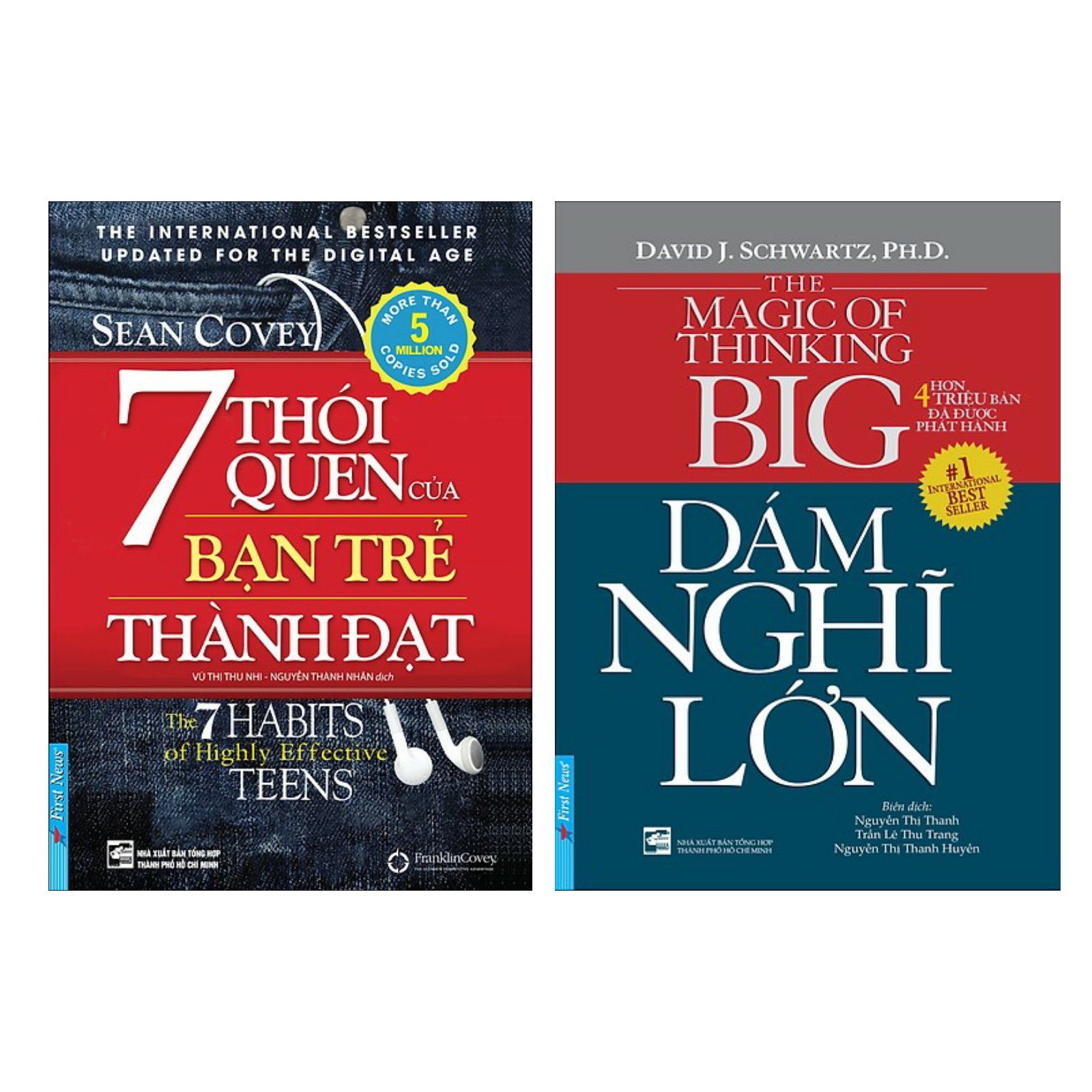 Combo Sách Kinh Tế: 7 Thói Quen Của Bạn Trẻ Thành Đạt + Dám Nghĩ Lớn -