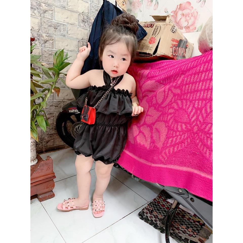 Bộ quần áo bé gái Bay Bí chất liệu lụa 8-23kg Angel Baby Thời Trang Thiết Kế