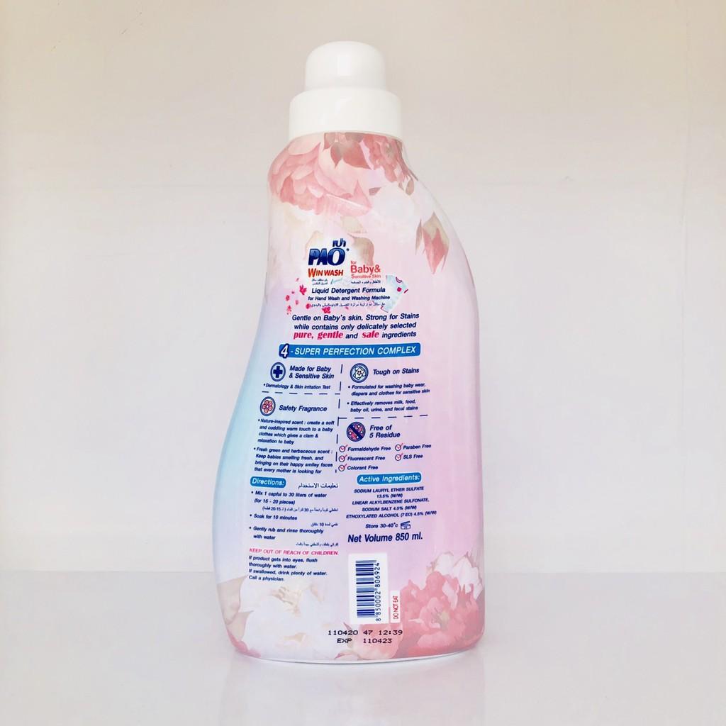 Nước giặt Pao Win Wash Liquid for baby (chai 850ml)