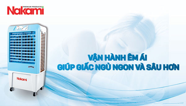 máy làm mát Nakami NKA-03500A có chất liệu cấu thành máy tốt