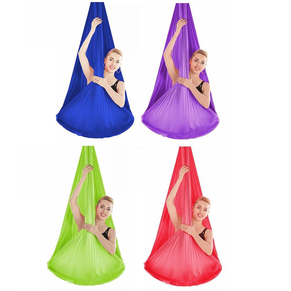 Cảm Giác Đầm Dành Cho Trẻ Em Và Thanh Thiếu Niên Trên Không Co Giãn Yoga Võng Trong Nhà Xoay Cho Bé Tập Thể Dục Đào Tạo Phụ Kiện Tập Yoga Dây