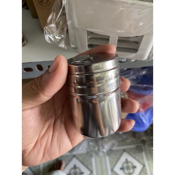 Hủ đựng tiêu, đựng tăm inox